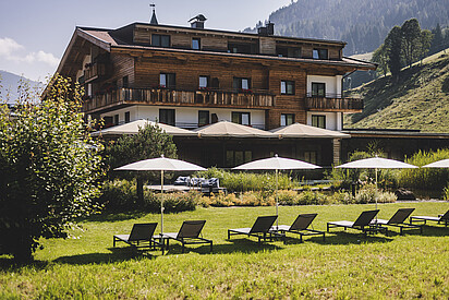 Sommerfeatures im Hotel Wiesenegg in Hinterglemm im August 2025 © Stefanie Oberhauser
